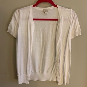 Ann Taylor LOFT Short Sleeve Cardigan